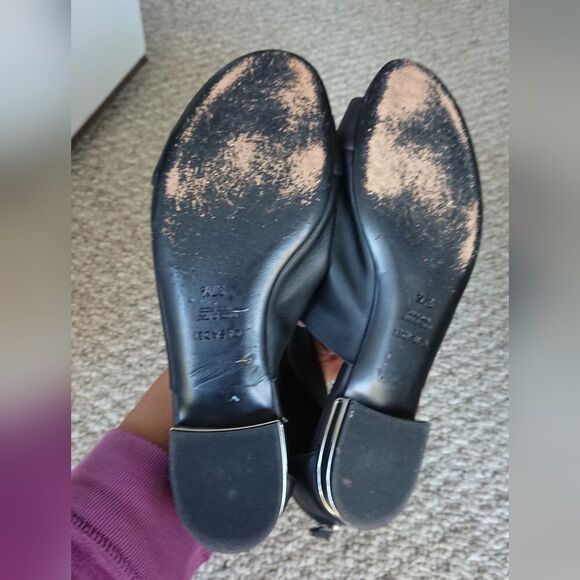 Casadei Black Twist Open Toe sandals Size 7.5 - Picture 3 of 12